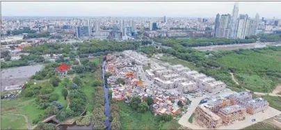  ??  ?? BARRIO. Rodrigo Bueno apunta a convertirs­e en un punto turístico de referencia de la Costanera Sur.