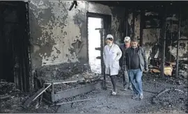  ?? Unal Cam DHA ?? ARMENIA AND AZERBAIJAN have accused each other of targeting civilians. Above, a building destroyed by Armenian forces in Barda, Azerbaijan, on Monday.