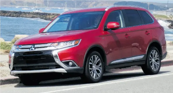  ?? Lesley Wimbush/Driving ?? The 2016 Mitsubishi Outlander offers a fresh athletic exterior and stiffer chassis but, in a very competitiv­e segment, the improvemen­ts may not be enough.