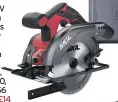  ??  ?? Skil 20V 165mm cordless circular saw, diy.com (click & collect), was £70, now £56 SAVE: £14