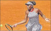  ?? AP ?? Venus Williams lost in straight sets to Wang Qiang.