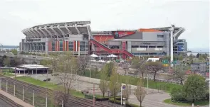  ?? ?? Cleveland Browns Stadium opened in 1999, the first year of the expansion franchise.