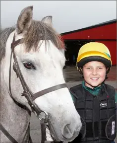  ??  ?? Erin O’Brien and her pony Tayto.