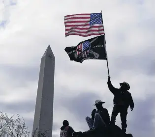  ?? PHOTO: TNS ?? Not backing down . . . Protesters gather in response to President Donald Trump's continued claims of US election fraud.