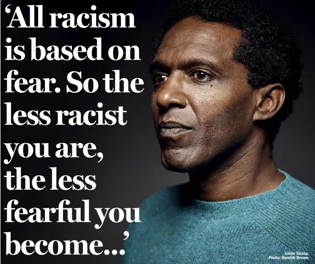  ?? Photo: Hamish Brown ?? Lemn Sissay. ‘My birth mother did nothing wrong. She did nothing other than find herself pregnant in England and ask for help...’