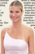  ??  ?? Dairy-free Diet: Paltrow