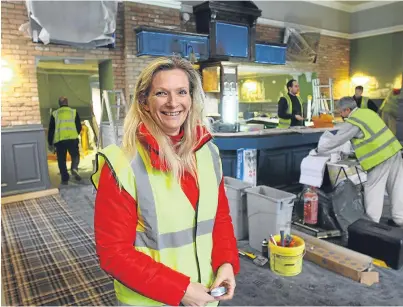  ?? Picture: Dougie Nicolson. ?? Helen Ratcliffe, owner of the King James, which is due to open on Friday.