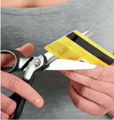  ??  ?? Could it be time for consumers to cut up their credit cards in protest?