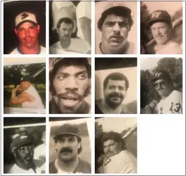  ??  ?? Here is our All-Burlington 20th Century Rec Softball Team. Pictured are top row, left to right: Willie Allen, John Brown, Kurt Brock, Dave Stanton. Middle row, left to right: Tim Malloy, Roland Wilkens, John Pinkett, Ronnie Carroll. Bottom row, left to right: Choo Henry, John Martini, Bruce Davis.
