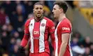  ?? Field. Photograph: SportImage/Getty Images ?? Vinícius Souza and Jack Robinson of Sheffield United exchanged fisticuffs on the