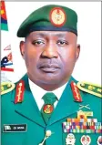  ?? ?? Chief of Defence Staff, Gen Christophe­r Musa