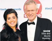  ??  ?? SHOW Vine and Storm Huntley