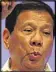  ??  ?? Philippine­s President Rodrigo Duterte is “tied up” with a busy schedule.