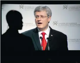  ?? THE CANADIAN PRESS/PAUL CHIASSON ?? Stephen Harper seems to resent limits to his power, so it will be interestin­g to see his reaction to the Supreme Court’s decision on Senate reform, Stephen Maher writes.