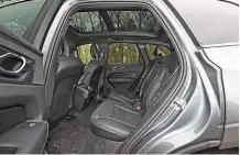  ??  ?? PRACTICALI­TY Rear space is better than Jag; boot is smallest