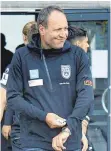  ?? FOTO: HORST HÖRGER ?? Hatte mit der Absage des am kommenden Samstag vorgesehen­en Spitzenspi­els gegen Freiburg II schon gerechnet: Spatzen-Trainer Holger Bachthaler.