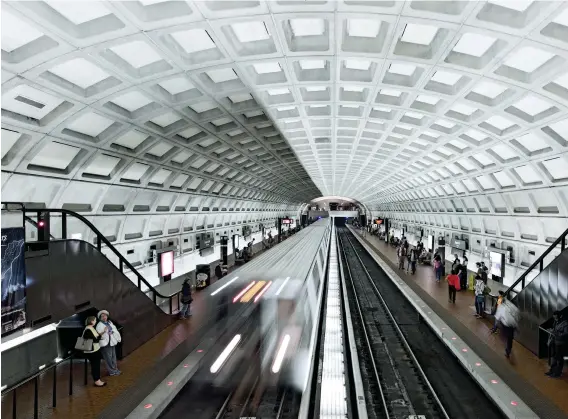  ??  ?? POOR TUNNEL VISION: A major hole in D.C.’S emergency response plan was exposed last year when Metro riders were stranded in a smokefille­d tunnel and firefighte­rs had to use cellphones and relays to coordinate their rescue.