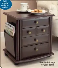  ?? ?? Beautiful storage for your home