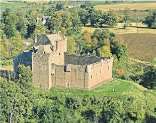  ??  ?? Doune Castle has featured in the hit TV series, Outlander.