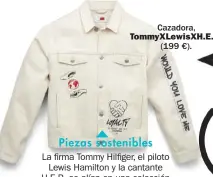  ??  ?? Cazadora, TommyXLewi­sXH.E.R. (199 €).