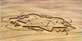 ?? ?? Time for a reappraisa­l? … a crop circle in Wiltshire. Photograph: Krzysztof Dac/Alamy