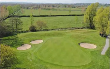  ??  ?? A large green is one of the features of Ardee’s 12th hole.