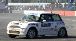  ??  ?? Brown has previous rallycross experience in the BMW Mini