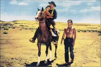  ?? Warner Bros. / Photofest ?? “The Searchers,” featuring Natalie Wood, John Wayne and Jeffrey Hunter, is part of Classic Films in the Rearview Mirror, starting at 8 p.m. Thursday on TCM.