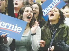  ?? Jonathan Ernst / reuters ?? The youth voter turnout in the 2020 U. S. presidenti­al election is likely to be much larger than it was in 2016’s
contest, says demographe­r William Frey.