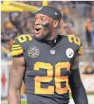  ?? CHARLES LECLAIRE/USA TODAY ?? The Steelers’ Le’Veon Bell produced 3,830 all-purpose yards the last two seasons.