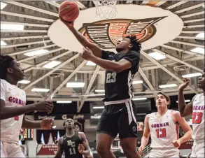  ?? Icon Sportswire via Getty Images ?? Roselle Catholic guard Corey Floyd Jr. committed to UConn on Thursday.