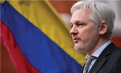  ??  ?? The Trump campaign has defended Wikileaks, arguing that it could not be held liable for publishing DNC emails stolen by Russian hackers.Photograph: Dominic Lipinski/PA