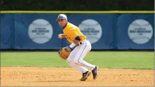  ?? JIMMY ALAGNA PHOTO VIA TCNJ ATHLETICS ?? Junior infielder Mike LaGravenis is batting .319this season for TCNJ.