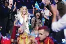  ?? The moment Loreen won in Liverpool. Photograph: Dominic Lipinski/Getty Images ??