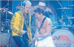  ?? SHAUGHN BUTTS, The Journal, file ?? David Lee Roth, left, and Eddie Van Halen: the volatile collective is part of a southern California tradition of world-class musical soap operas.