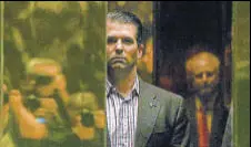  ?? REUTERS ?? Son under cloud: Donald Trump Jr, President Trump’s eldest son, changed his account of a meeting he had with a Russian lawyer during the 2016 campaign, saying the woman told him she had informatio­n about Democrat Hillary Clinton. A spokesman for...