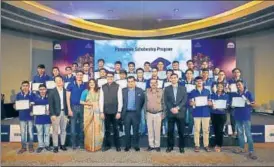  ??  ?? Panasonic has flagged off the second phase of the program with an aim to award 240 students by 2022