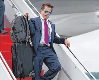  ?? FOTO: DPA ?? Nach nur zehn Tagen nicht mehr Kommunikat­ionschef: Anthony Scaramucci.