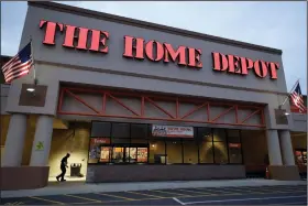  ?? (AP/Steven Senne) ?? The Home Depot on Tuesday reported a quarterly profit of $2.48 billion.