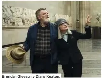  ??  ?? Brendan Gleeson y Diane Keaton.