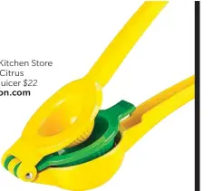  ??  ?? Zulay Kitchen Store Metal Citrus
Press Juicer $22 amazon.com