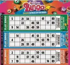  ??  ?? FABULOUS COMPETITIO­N: Inside the Chronicle today you’ll find a bonus bingo card so you can join the fun.