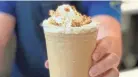  ??  ?? The Butteriffi­c Frappe at Crazy Gander Coffee Company in downtown Memphis features butter cookies from The Butteriffi­c Bakery & Cafe.