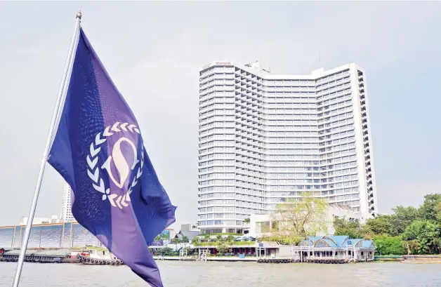  ??  ?? The Royal Orchid Sheraton Hotel &amp; Towers along the Chao Phraya River