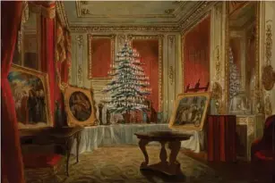  ?? (Public Domain) ?? Queen Victoria simply adored her family’s Christmas festivitie­s