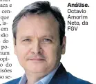  ?? NUNO FERREIRA SANTOS/PUBLICO.PT ?? Análise. Octavio Amorim Neto, da FGV