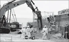  ?? Department of Energy ?? BEFORE ITS demolition, shown in 2017, Hanford’s Plutonium Finishing Plant supplied fuel for thousands of U.S. nuclear weapons. It was shut down in 1989.