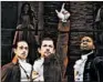  ?? JOAN MARCUS PHOTO ?? Miguel Cervantes, center, starred in the Chicago production of “Hamilton” since 2016.