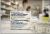  ?? DAVID ZALUBOWSKI - THE ASSOCIATED PRESS ?? FILE - In this March 6, 2021, file photo, boxes stand next vials of Johnson & Johnson COVID-19 vaccine in the pharmacy of National Jewish Hospital for distributi­on in Denver.