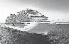  ?? CARNIVAL CRUISE LINE ?? The giant Carnival Vista will sail from Galveston, Texas.